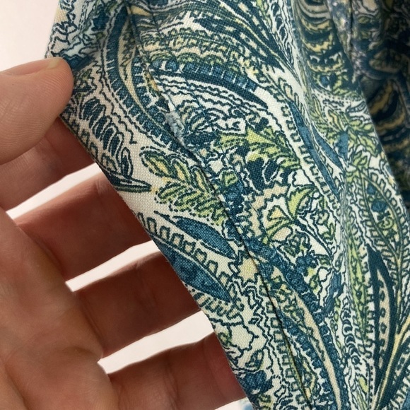 RETRO Vintage Paisley Button-Up Top - Picture 7 of 12